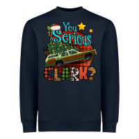 Navy you serious clark with christmas car Heavyweight Sweatshirt - Jasminsmagicworld
