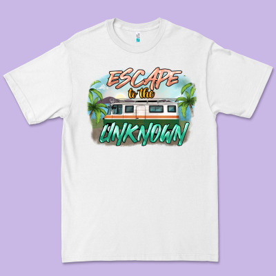 Escape To The Unknown Premium Tee Designed By Nancycooperartshop