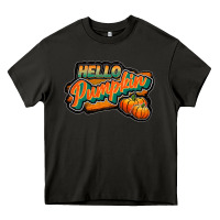 Asphalt hello pumpkin black Heavy Core Tee - JahusDesignShop