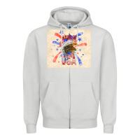 Dove Grey made in the usa Zipper Hoodie - TumblerDesignByShophia