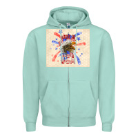 Seafoam made in the usa Zipper Hoodie - TumblerDesignByShophia