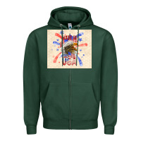 Sports Green made in the usa Zipper Hoodie - TumblerDesignByShophia