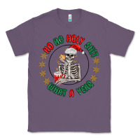 Lavender ho ho holly shit skeleton santa Classic Tee - MaliasSmallBusiness