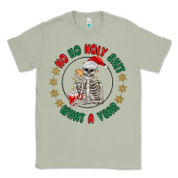 Ho Ho Holly Shit Skeleton Santa Classic Tee | Teevron