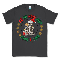 Smoke ho ho holly shit skeleton santa Classic Tee - MaliasSmallBusiness