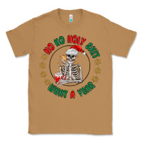 Toasted Coconut ho ho holly shit skeleton santa Classic Tee - MaliasSmallBusiness