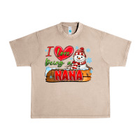 French Oak i love being a nana Urban Heavy Tee - MaliasSmallBusiness