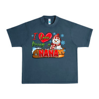 Midnight Navy i love being a nana Urban Heavy Tee - MaliasSmallBusiness