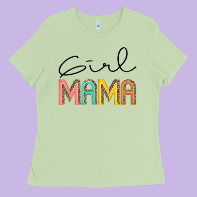 Girl Mama Ladies Tee Designed By Jahusdesignshop