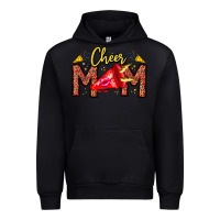 Black cheer mom Urban Hoodie - CowhideDigitalArt