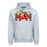 Heather Grey cheer mom Urban Hoodie - CowhideDigitalArt