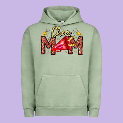 Cheer Mom Urban Hoodie Designed By Cowhidedigitalart