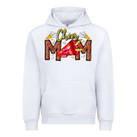 White cheer mom Urban Hoodie - CowhideDigitalArt