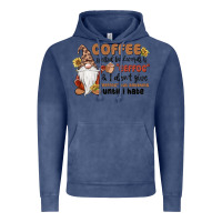 Vintage Denim coffee spelled backwards is eeffoc & i don't give Vintage Hoodie - MaliasSmallBusiness