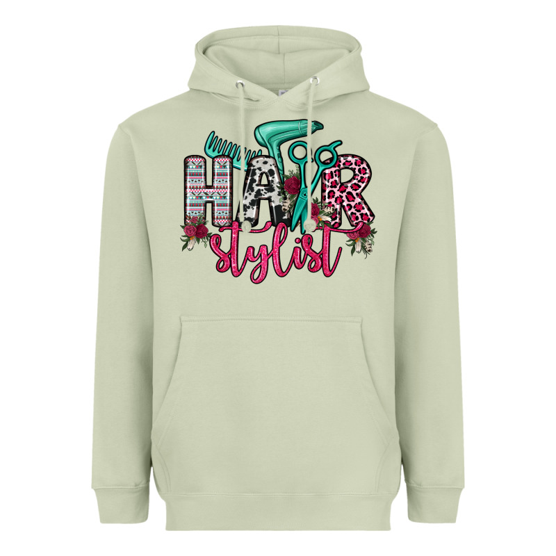 Hair Stylist Heavyweight Hoodie by OliviaCreatesArt | Teevron