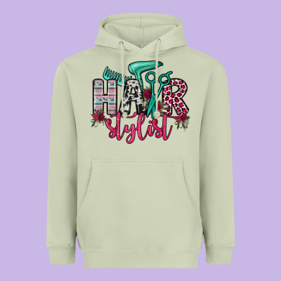 Hair Stylist Heavyweight Hoodie Designed By Oliviacreatesart