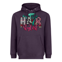 Plum hair stylist Heavyweight Hoodie - OliviaCreatesArt