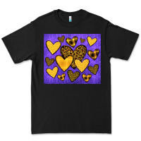 Black team spirit color purple and gold Premium Tee - JahusDesignShop