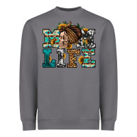 Storm western momlife skull with bandana Heavyweight Sweatshirt - Jasminsmagicworld
