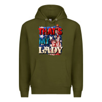 Army Green Thats my lady 4th of july Premium Hoodie - CowGirlArtShop