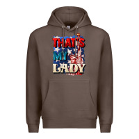 Coffee Thats my lady 4th of july Premium Hoodie - CowGirlArtShop