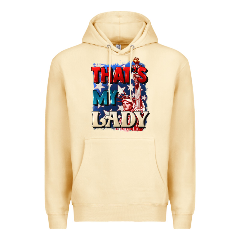 Thats My Lady 4th Of July Premium Hoodie by CowGirlArtShop | Teevron
