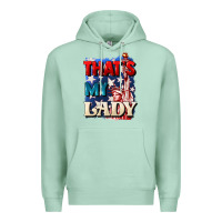 Seafoam Thats my lady 4th of july Premium Hoodie - CowGirlArtShop