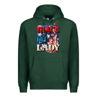 Sports Green Thats my lady 4th of july Premium Hoodie - CowGirlArtShop