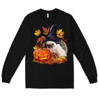 Black Halloween Hedgehog Long Sleeve Tee - LillyAllenDesigns