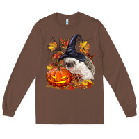 Chestnut Halloween Hedgehog Long Sleeve Tee - LillyAllenDesigns