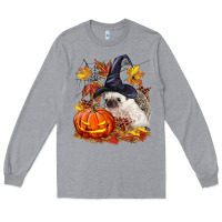 Heather Grey Halloween Hedgehog Long Sleeve Tee - LillyAllenDesigns