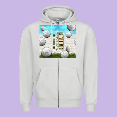 The Older I Get Zipper Hoodie Designed By Tumblerdesignbyshophia