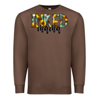 Chestnut Inked Mama Premium Sweatshirt - CowCowDesign