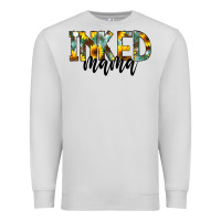 Dove Grey Inked Mama Premium Sweatshirt - CowCowDesign