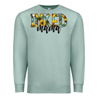 Seafoam Inked Mama Premium Sweatshirt - CowCowDesign