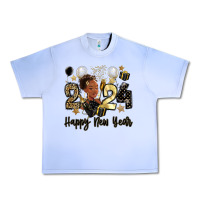 Grape Ice 2024 happy new year black woman Urban Heavy Tee - MaliasSmallBusiness