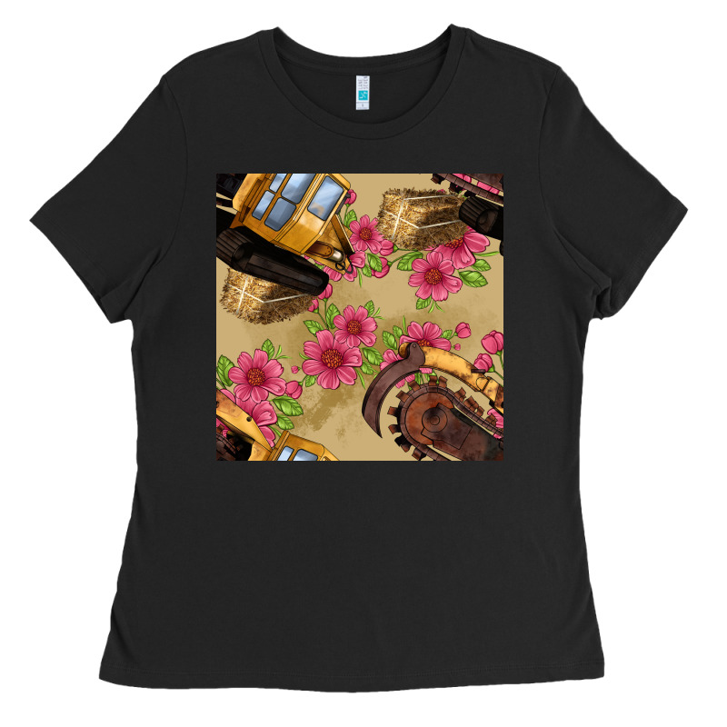 Trencher Chain Seamless Pattern Ladies Tee by BundleAndBundleShop | Teevron