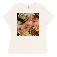 Bone trencher chain seamless pattern Ladies Tee - BundleAndBundleShop