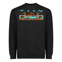 Black dachshund wiener dog Heavyweight Sweatshirt - Jasminsmagicworld