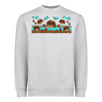 Dachshund Wiener Dog Heavyweight Sweatshirt | Teevron