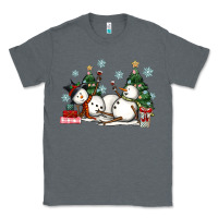 Christmas Snowmen With Wine Classic Tee | Teevron