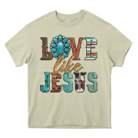 Mossy love like jesus Heavy Core Tee - Artiststas