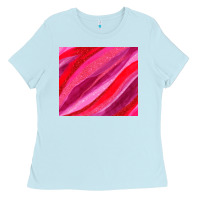Baby Blue valentines day glitter and watercolor Ladies Tee - AdoDesignShop