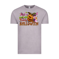 Vintage Zinc just a girl who loves halloween Vintage Tee - NancyCooperArtShop