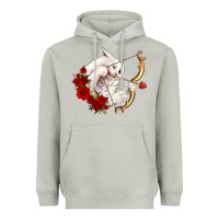 Moon Dust cupid cat Heavyweight Hoodie - OliviaCreatesArt