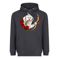 Smoke cupid cat Heavyweight Hoodie - OliviaCreatesArt