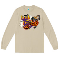 Mushroom Trick Or Treat Chimpanzee Long Sleeve Tee - LillyAllenDesigns