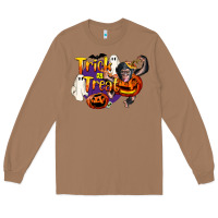 Toasted Coconut Trick Or Treat Chimpanzee Long Sleeve Tee - LillyAllenDesigns