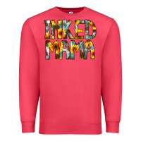 Cardinal Inked Mama Flowers Premium Sweatshirt - CowCowDesign
