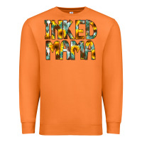 Carrot Inked Mama Flowers Premium Sweatshirt - CowCowDesign